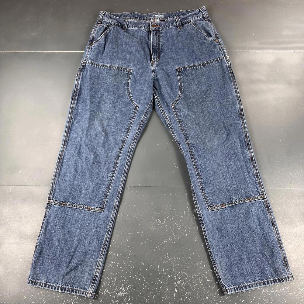 Carhartt Blue Denim Work Jeans